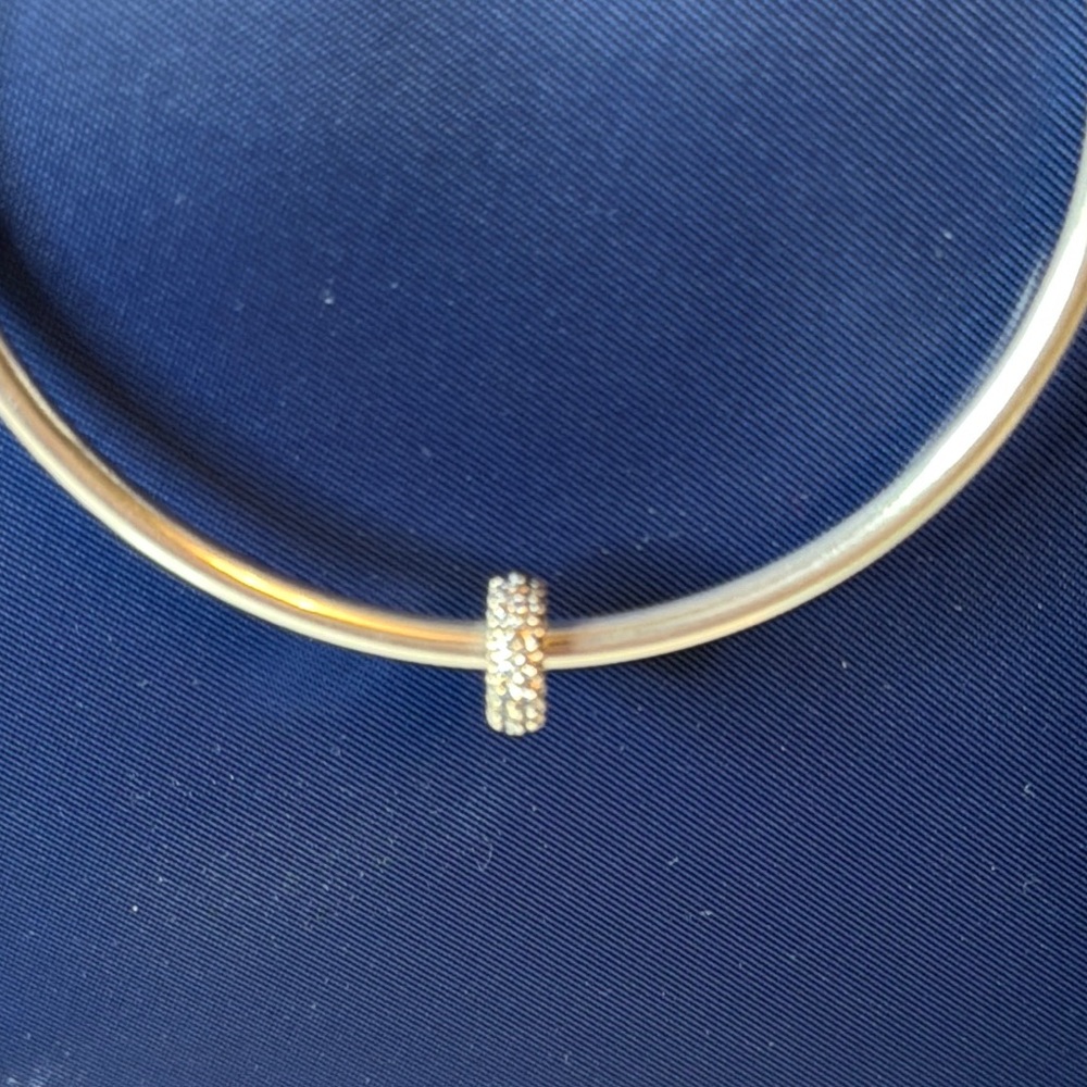 Elegant Pandora charm with Crystal Accent